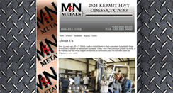 Desktop Screenshot of m-nmetals.com